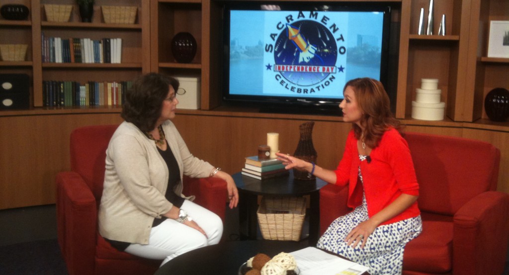 Sharon Silver, of Proactive Parenting, interviewed on Sacramento and Company, live TV, by Melissa Paul